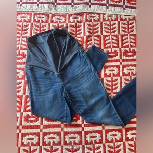 Madewell maternity skinny over the bump jeans sz 28